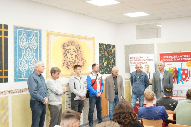 Slavnostní otevření malířské učebny